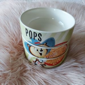 Vintage Kelloggs Pops 3 Cereal Bowls